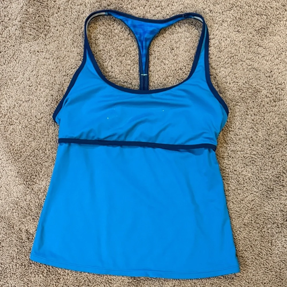 Women’s Nike Blue Tankini Racerback Top Size 8